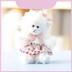 Búp bê gấu sang trọng mềm mại với trang phục có hoa cho trẻ em chơi và tặng quà