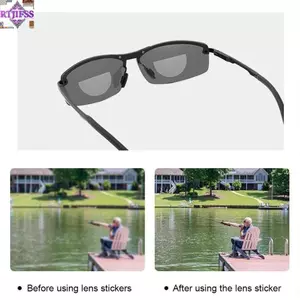 RTJIFSS Presbyopic Mirror Patch Kính thể thao Miếng dán thay thế có thể tái sử dụng