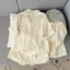 Bộ đồ ngủ PYCOU, Bộ đồ ngủ nhẹ bằng vải Cotton đám mây, Nút thoáng khí thoải mái Viền phía trước Bộ đồ ngủ ngắn tay ngủ