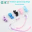 GHX Trẻ Em Kính Silicon Chân Kính Kính Cánh Tay Chống Trơn Trượt Chụp Kính Mắt Cánh Tay Thay Thế Nhiều Màu Kính Silicon Chân VN