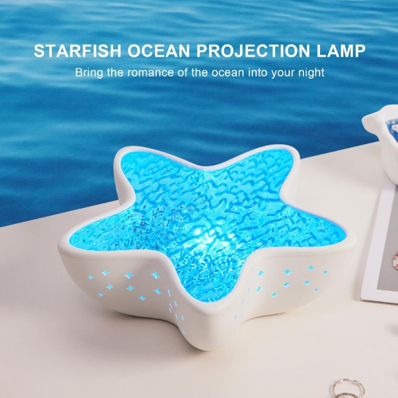 Đèn ngủ Moon Ocean Star Tạo bầu không khí yên bình cho thói quen đi ngủ
