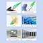Bộ chuyển đổi BORAGETE SC / UPC Nam sang SC / APC Nữ, Bộ chuyển đổi sợi quang SM 9 / 125 1200nm sang 1600nm, Bộ chuyển đổi kết nối tổn thất thấp cách ly tuyệt vời Hiệu suất cao Truyền dữ liệu
