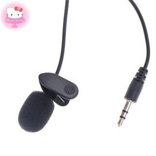 Moonlights 3.5mm Studio Speech Micrô Clip cho PC Desktop Notebook 1.5M EN