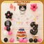 Dây chữ giấy Happy Birthday Kuromi - Cinnamorol treo trang trí sinh nhật
