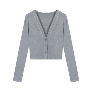 áo khoác cardigan nữ xám tiêu hàn quốc local brand eleclassm set áo dây kèm áo khoác