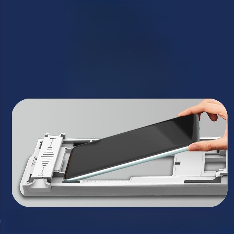 Dành Cho Vivo X Fold5 Không Bụi Dễ Dàng Tự Động Lắp Đặt Công Cụ 3D Cong Full Keo Kính Cường Lực Bảo Vệ Mặt Trước Cho VIVO vivo xfold5