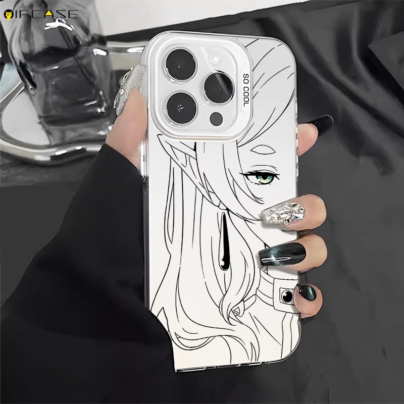 Dành Cho Redmi 15 15C A5 Turbo 4 Pro 4G 5G Redmi15 Redmi15C RedmiA5 Ốp Điện Thoại Anime Truyện Tranh Cô Gái Bé Gái Hoạt Hình Dễ Thương Vỏ Laser Sang Trọng Ốp Lưng