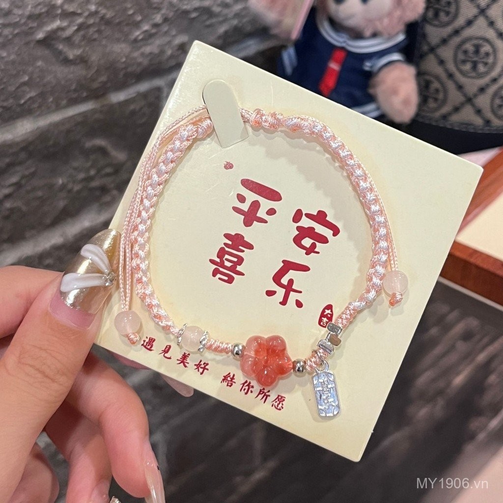 Vòng tay nhựa phong cách Trung Hoa, phù hợp cho bạn gái và cặp đôi