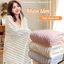 1 Khăn Tắm & 1 Khăn Gội Khăn Ủ Tóc Thấm Hút Tốt Khăn Lau Tóc Chất Liệu Mềm Mịn kícḣ Thước 70cm x 140cm &