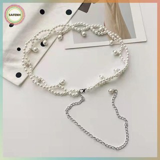 Thắt lưng ngọc trai và pha lê dành cho bé gái từ 60-100cm, phù hợp đám cưới