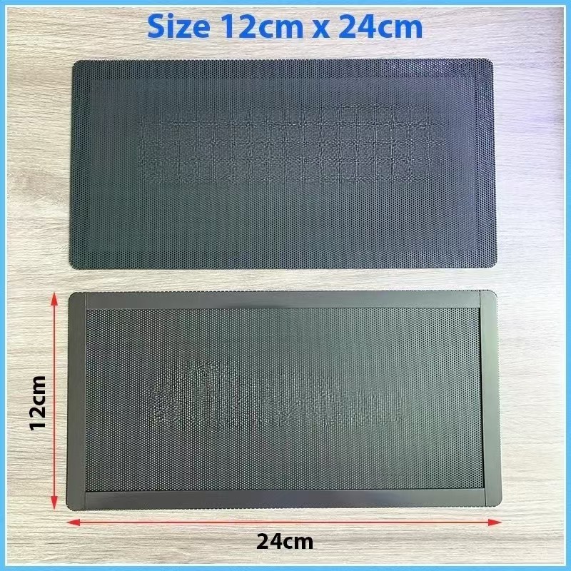 【COD】Tấm Lọc Bụi Nam Châm 120mm – Khung PVC, Lưới Từ Tính Dành Cho Quạt Làm Mát Vỏ Máy Tính PC