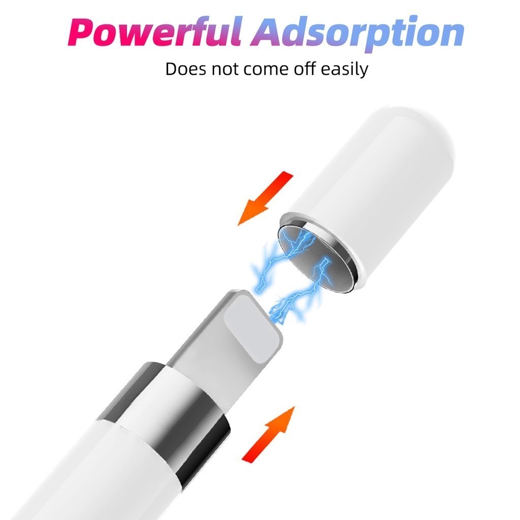 【48H】Nắp Bút Apple Pencil 1 Từ Tính + Bộ Chuyển Lightning & Ngòi Viết – Đầy Đủ Phụ Kiện Thay Thế