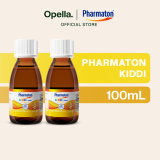Bộ 2 chai Siro Pharmaton Kiddi 100ml/lọ, giúp trẻ ăn ngon, giúp xương chắc khỏe, hỗ trợ sự phát triển toàn diện của trẻ