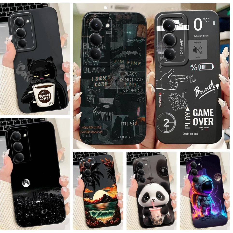 Ốp lưng Xiaomi Redmi 15 5G Funda Hoạt Hình Thỏ Gấu Trúc Sang Trọng Tranh Dành Cho Redmi15 Silicon Mềm Mặt Sau Vỏ Capa