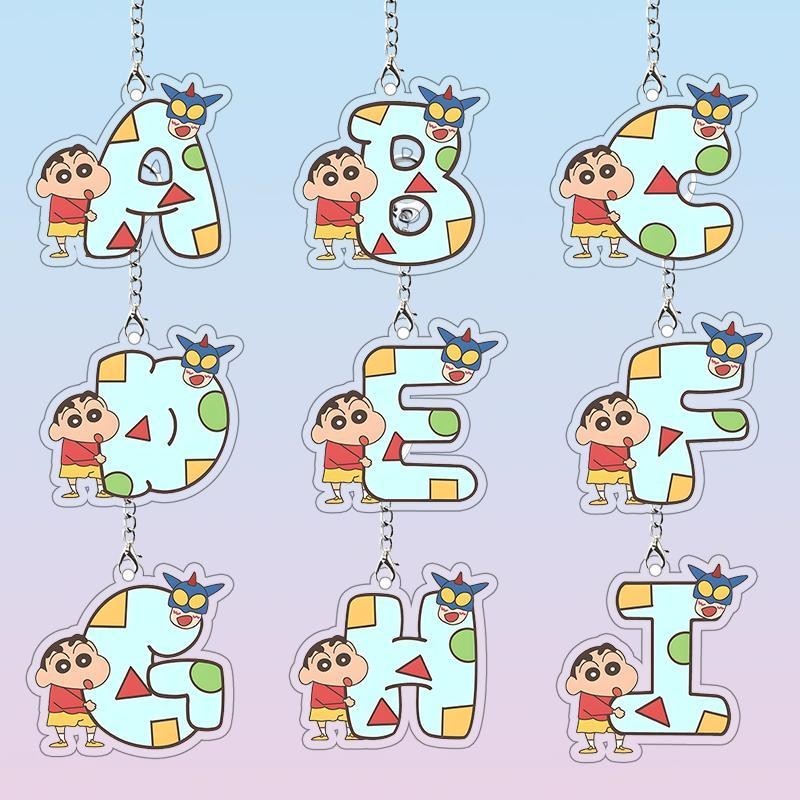 Crayon Shin chan, Phiên Bản Q, Ngoại Vi Shin chan, Mặt Dây Điện Thoại 26 Chữ Cái, Mặt Dây Chuyền Ba Lô