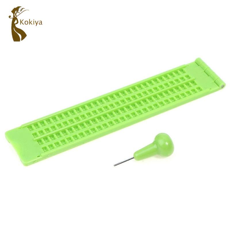 Bảng chữ nổi Braille Bảng ngón tay Viết nhẹ để suy nhược thị giác