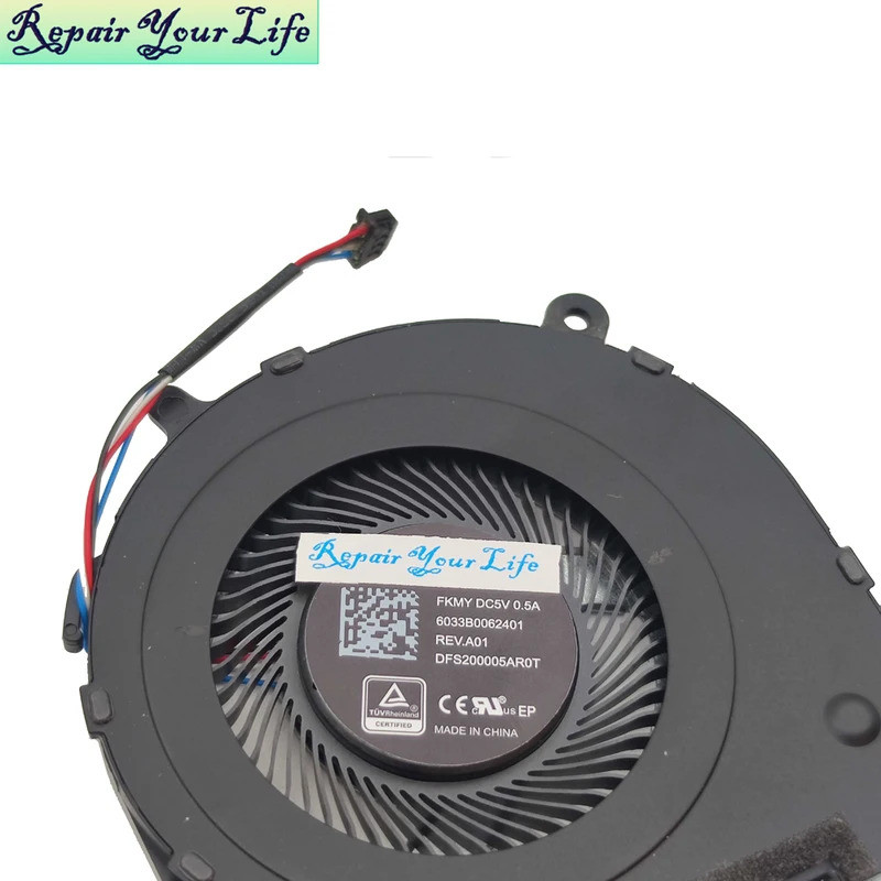 Quạt Làm Mát CPU Laptop Cho HP 240 245 246 G7 G8 300 340 348 G5 TPN-I130 TPN-I135 Quạt Tản Nhiệt Làm Mát 6033B0062401 DFS200005AR0T