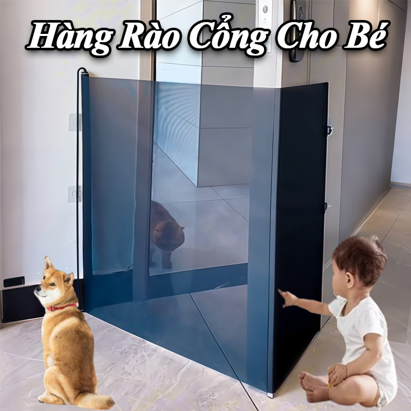 Cổng An Toàn Trẻ Em, Lưới Thở 3D, Tiện Lợi Thiết Kế Thu Gọn, Cầu Thang Cổng Chia Phòng, Cho Cầu Thang/Cửa