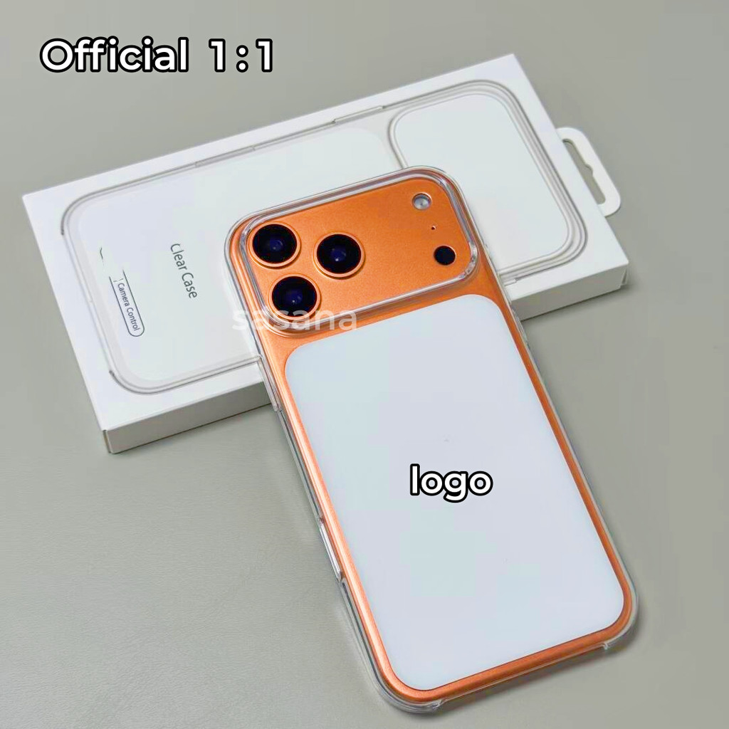Trong suốt [Chất lượng hàng đầu chính thức 1: 1] Silicon lỏng từ tính cho iphone 17Pro Max / 17Pro / 17 / 17Air Vỏ điện thoại hoạt hình bật lên được trang bị nút điều khiển máy ảnh