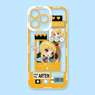 Vỏ Cho Samsung Galaxy A24 A34 A05 A05S A52 A04 A04E A23 S22 Ultra Plus Ốp Lưng Trong Suốt Bảo Vệ Toàn Diện Anime Bocchi The Rock Thời Trang Sang Trọng Ví Chống Rơi
