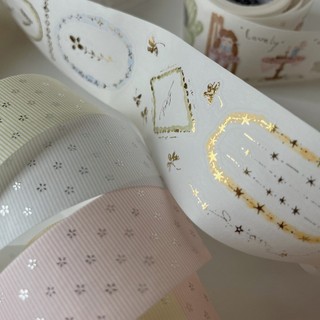 Washi tape hoa Silver Floret Princess