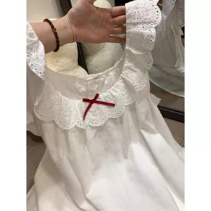 Kích thước lớn Pure Desire Sling Váy ngủ dài vừa phải Áo Vest mùa hè Váy ngủ