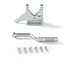 Hàng Rào Hàng Rào Bản Lề Pin Sắt Mạ Điện Mạ Chrome Hàng Rào Bạc Khóa Khóa Cửa Cung Cấp Nhà Máy Q8BV