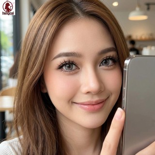 Lông mi giả nhìn tự nhiên Lông mi sợi trong suốt cho mắt châu Á