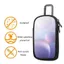 Túi lưu trữ WANYEDI MP3 MP4, Túi đựng máy nghe nhạc TPU màu đen, Vải tiện dụng Tay áo máy nghe nhạc chống sốc hàng ngày