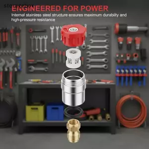 5 / 7 chiếc 1 / 4inch Qui Connect Garden Máy rửa áp lực cao 0 -65 độ Vòi phun xà phòng tưới nước Đầu phun làm sạch sân vườn Đẹp