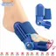 EBINLANDS Chỉnh Hình Bunion Corrector, ABS Nylon Đen Trắng Xanh Mũi Chỉnh Sửa, Phụ Kiện Có Thể Điều Chỉnh Thiết Bị Sửa Cả Ngày