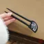 WHX-Hairpin [Quạt Thực Hiện Đào] Kẹp Tóc Không Lanh Kẹp Tóc Cổ Kẹp Tóc Trung Quốc Niche Thiết Kế Độc Đáo Kẹp Tóc