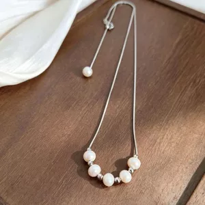 Hơi Lửng Cao Bóng Hơi Tròn Ngọc Trai Nước Ngọt Đa Đổi Hàng Sang Trọng Ánh Sáng Sang Trọng Đơn Giản Hàng Ngày Thiết Kế Cổ
