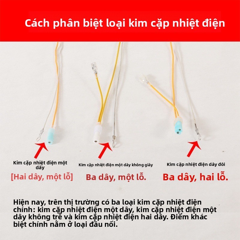 Phụ kiện bếp Gas Đa năng Cặp nhiệt điện từ Kim dây đôi/đơn TYIC