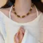 Hàng Ngày Meilade Tính Khí Nhựa Hình Học Vòng Cổ Niche Áo Len Cao Cấp Dây Xích Xương Đòn Thời Trang Nữ N2672026-6-11