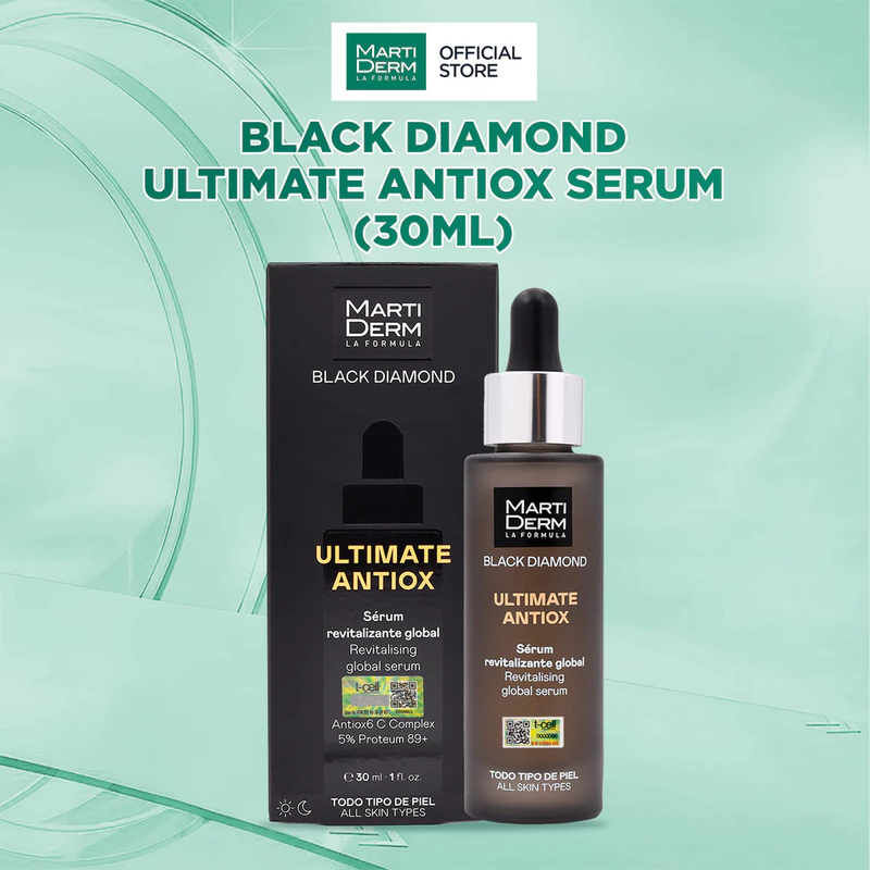 Tinh Chất Chống Oxy Hóa, Ngừa Lão Hóa Da - MartiDerm Black Diamond Ultimate Antiox Serum — ảnh 1