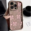 Ốp Lưng Cây Nơ Màu Hồng Dễ Thương Cho VIVO Y03 Y28S Y20i Y20 Y12S Y20A Y11 Y15 Y12 Y17 Y21 Y21T Y21S Y33T Y33S Y17S Y22S Y35 Y36 Y50 Y02 Y15S 15A Y01 Y31 Y51 Y76 Y16 Y19