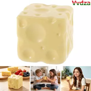 VVDZA Phô Mai Pinch Đồ Chơi, Chống Căng Thẳng Khối Phô Mai Chống Căng Thẳng, Nhào Squishy Họa Tiết Có Thể Định Hình ASMR Cảm Giác Căng Thẳng Đồ Chơi Quà Tặng Sinh Nhật