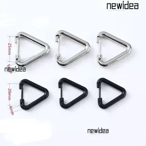 NEWIDEA Carabiner, Kẹp chụp ngoài trời bằng hợp kim 20 / 25mm, Móc khóa cắm trại hình tam giác chất lượng cao Công cụ ngoài trời