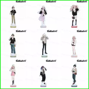 HT3 Danganronpa Acrylic kechain túi mặt dây chuyền Đăng Ký Anime Hình Mô Hình Đồ Chơi Đứng Tấm Giá Đỡ TH3