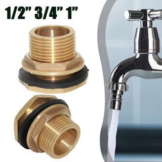 Khớp Nối Bồn Nước Đồng Thau Ren Ngoài Phi 21 Phi 27 Phi 34 Ốc Ép Bồn Nước Chống Rò Rỉ Bền Chắc