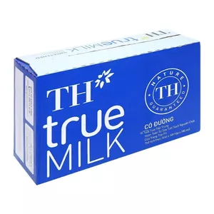 Thùng 48 hộp sữa tươi tiệt trùng có đường /ít đường TH true MILK 110ml và 180ml-NPPGT