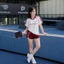 Sét Áo Thun Lạnh & Quần đùi gió Pompeche tập pickleball, cầu lông, tennis, golf mềm mát thoải mái vận động