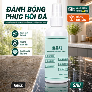 🔥Giá sốc🔥【Đánh bóng phục hồi đá】Chất làm mới đá | Lớp phủ nano bảo vệ | Chất phủ đá chống trầy xước và chống thấm nước