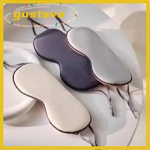 Mắt lụa GUSTAVA, Mắt ngủ thoáng khí hai mặt, Dụng cụ chăm sóc mắt có thể điều chỉnh di động Bắt chước ánh sáng lụa chặn mắt mùa hè