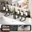 Kệ trên bồn rửa YICA, Kệ quầy phòng tắm không khoan bằng thép Carbon, Kệ lưu trữ vòi tiết kiệm không gian 50 / 60cm hạng nặng cho nhà bếp và phòng tắm