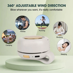 Quạt Làm Mát Cầm Tay Di Động Có Thể Điều Chỉnh Tốc Độ & Hoạt Động Yên Tĩnh, Giảm Nhấp Nháy Nóng Cho Nữ