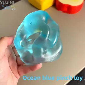 Đồ chơi bóp Maltose YUJINI, Đồ chơi phản hồi chậm mô phỏng mềm trong suốt, Giảm căng thẳng sáng tạo Mô phỏng độ dẻo cảm giác Maltose mềm mô phỏng cho ADHD Tự kỷ Thư giãn