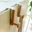 YUUKII Trên Cửa Móc Treo, Móc Cửa Tủ Bền Bằng Gỗ & Kim Loại, Không Khoan Treo Quần Áo Phong Cách Nhật Bản Tổ Chức Phòng Tắm Sử Dụng