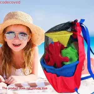 Túi đi biển CODECOVED, Ba lô bơi nhẹ dung tích lớn, Túi chống nước có thể gập lại thoáng khí có thể điều chỉnh Khóa lưới Túi lưu trữ cắm trại ngoài trời